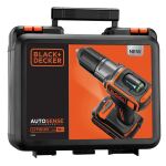 Black & Decker ASD18K-QW Bohrmaschine Ohne Schlüssel Schwarz, Orange
