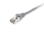 Equip Cat.6A S/FTP Patchkabel, Grau, 1.5m