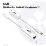 CLUB3D USB3.2 Gen1 Type-C to Gigabit Ethernet Adapter M/F