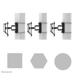 Neomounts WL40S-910BL16 TV-Säulenhalterung 40-70" - volle Bewegung - Durchm. 25-100 cm