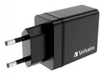 Verbatim 49700 Ladegerät für Mobilgeräte Universal Schwarz AC Schnellladung Drinnen