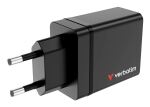 Verbatim 49700 Ladegerät für Mobilgeräte Universal Schwarz AC Schnellladung Drinnen
