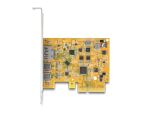 DeLOCK PCI Express x4 Karte zu 1 x extern USB Type-C 10 Gbps Buchse + 1 x extern USB Type-C 10 Gbps (DP Alt Mode) Buchse