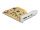 DeLOCK PCI Express x4 Karte zu 1 x extern USB Type-C 10 Gbps Buchse + 1 x extern USB Type-C 10 Gbps (DP Alt Mode) Buchse