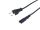 Equip Hochwertiges Netzkabel, C7 auf 2pin Euro, 1.8m