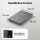 Intenso MW5000 Magnetische Powerbank 5000 mAh – MagSafe kompatibel, Wireless Charging 15W, USB-C PD 20W, Flach & Kompakt – Geprüft in Deutschland – Grau