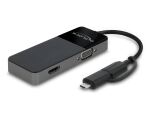 DELOCK USB 3.2 Gen 1 Adapter zu 4K HDMI + VGA Splitter Funkt