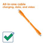 CLUB3D USB C Kabel orange