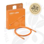 CLUB3D USB C Kabel orange