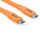CLUB3D USB C Kabel orange