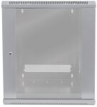 Intellinet 19" Wandverteiler, 9 HE, 500 (H) x 570 (B) x 450 (T) mm, Flatpack, grau