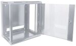 Intellinet 19" Wandverteiler, 9 HE, 500 (H) x 570 (B) x 450 (T) mm, Flatpack, grau