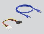 DELOCK Riser Karte PCI Express x1 zu x16 mit 60 cm USB Kabel