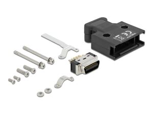 Delock MDR Stecker 20 Pin Lötanschluss mit Gehäuse