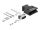 Delock MDR Stecker 20 Pin Lötanschluss mit Gehäuse