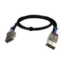 QNAP CAB-PCIE10M-8644-8X Serial Attached SCSI (SAS)-Kabel 1 m Schwarz