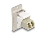 DELOCK Panel Mount Keystone Modul LWC LC Duplex Bu/Bu konisc