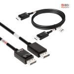 CLUB3D DisplayPort™ 2.1 Bi-Direktionales VESA DP80 zertifiziertes Kabel 4K240Hz, 8K60Hz oder 10K30Hz St/St 1.2m