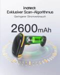 Inateck BCST-35 Tragbares Barcodelesegerät 2D CMOS Schwarz, Gelb