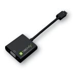 Techly IDATA-HDMI-VGA2AU Videokabel-Adapter 0,15 m VGA+3.5mm+Micro USB Schwarz