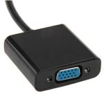Techly IDATA-HDMI-VGA2AU Videokabel-Adapter 0,15 m VGA+3.5mm+Micro USB Schwarz