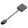 Techly IDATA-HDMI-VGA2AU Videokabel-Adapter 0,15 m VGA+3.5mm+Micro USB Schwarz