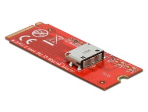 DeLOCK M.2 Key M zu 1 x OCuLink SFF-8612 Konverter