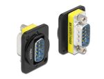 DELOCK D-Typ Modul DB9 Stecker zu DB9 Stecker