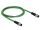 DELOCK Netzwerkkabel M12 4 Pin D-kodiert St.zu St. TPU 1 m