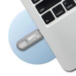 Emtec D280 Dual USB-Stick 32 GB USB Type-A / USB Type-C 3.2 Gen 1 (3.1 Gen 1) Silber
