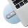 Emtec D280 Dual USB-Stick 32 GB USB Type-A / USB Type-C 3.2 Gen 1 (3.1 Gen 1) Silber