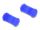DELOCK DL4 Staubschutz für Stecker und Buchse, 2-teilig blau