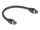DELOCK RJ45 Netzwerkkabel Cat.8.1S /FTP 25 cm bis 40 Gbps sw