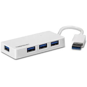 Trendnet TU3-H4E Schnittstellen-Hub 5000 Mbit/s Weiß