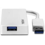 Trendnet TU3-H4E Schnittstellen-Hub 5000 Mbit/s Weiß