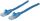 Intellinet Premium Netzwerkkabel, Cat6a, S/FTP, 100% Kupfer, Cat6a-zertifiziert, LS0H, RJ45-Stecker/RJ45-Stecker, 7,5 m, blau