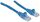 Intellinet Premium Netzwerkkabel, Cat6a, S/FTP, 100% Kupfer, Cat6a-zertifiziert, LS0H, RJ45-Stecker/RJ45-Stecker, 7,5 m, blau