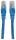 Intellinet Premium Netzwerkkabel, Cat6a, S/FTP, 100% Kupfer, Cat6a-zertifiziert, LS0H, RJ45-Stecker/RJ45-Stecker, 7,5 m, blau
