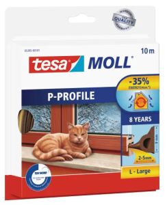 tesamoll Gummidichtung 10m x 9mm braun