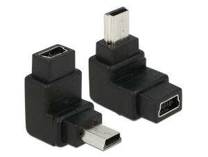 DELOCK Adapter USB-B mini 5 Pin St > Bu 90° gewinkelt