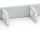 Equip 19 "Rack Mount Kabel Management Panel, hellgrau