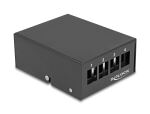 DELOCK Keystone Patchpanel 4 Port schwarz