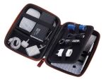 TROIKA CBO25/BR Personal Organizer Kunstleder, Samt Braun