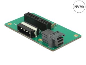 DELOCK Adapter SFF-8643 -> 4x PCIe m. Befestigungsplatte