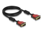 DELOCK DVI Kabel DVI(24+1) -> DVI(24+1) St/St 2m Premium