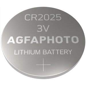 AgfaPhoto 150-803425 Haushaltsbatterie Einwegbatterie CR2025 Lithium