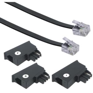 Schwaiger Telefon Anschlussleitung universal 6m