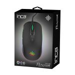 Inca IMG-348 Maus Gaming rechts USB Typ-A Optisch 3200 DPI