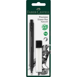Faber-Castell Precision Eraser Pen Radierstift inkl. Nachfüllradierer