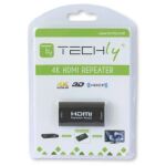 Techly IDATA-HDMI2-RIP4KT Audio-/Video-Leistungsverstärker AV-Repeater Schwarz